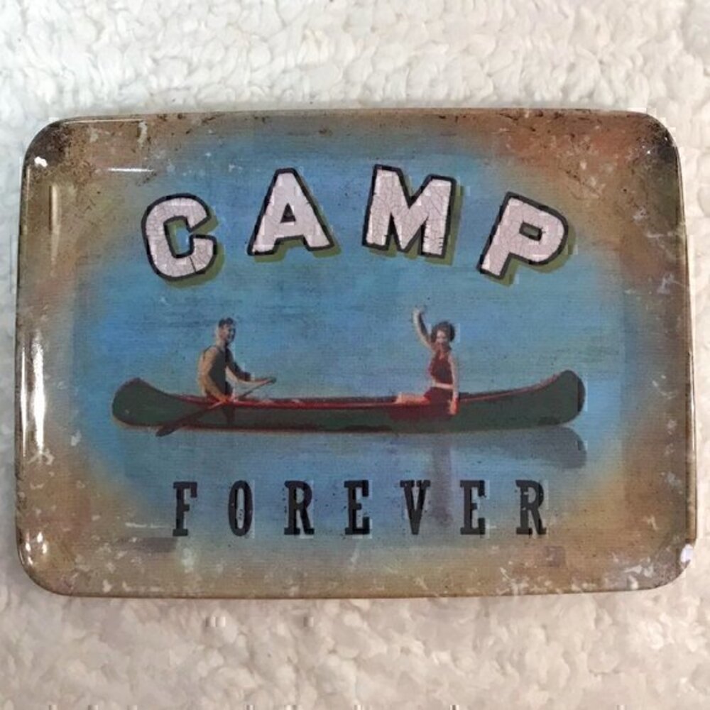 ArtBird "Camp Forever" Melamine Trinket Tray